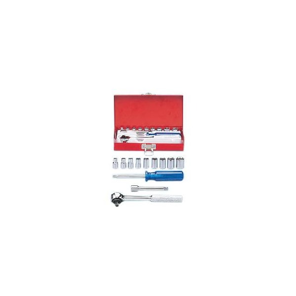 Set, Skt, 1/4, 6Pt, Std, 12Pc, Box,